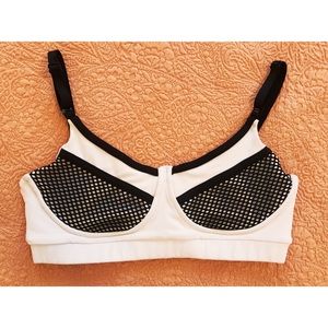BOMBSHELL Mesh Bustier-style Sports Bra